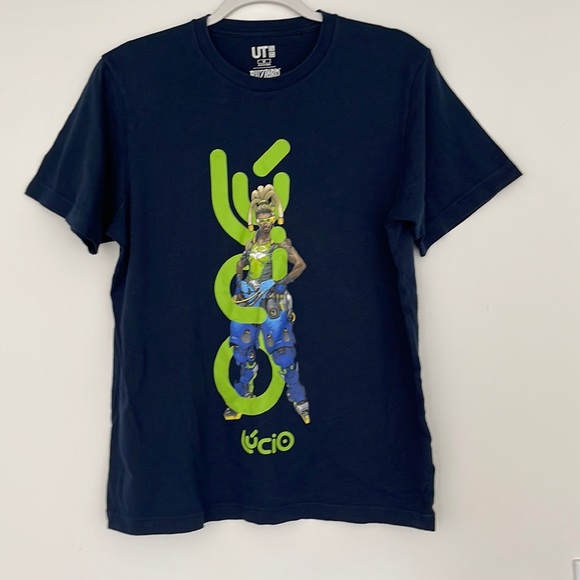 Blizzard Overwatch DJ Lucio Medien Shirt by Uniqlo. 
All Sales are Final - Picture 1 of 6